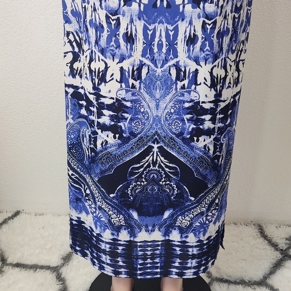 Nwot Express Printed Chiffon Modest Maxi Skirt - Size: XS - Picture 10 of 15